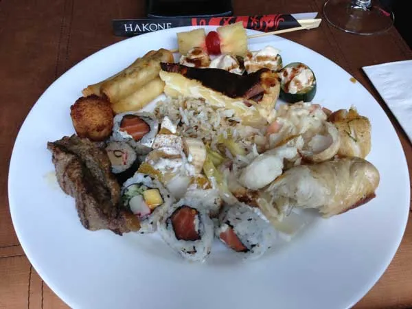 Buffet Hakone Restaurante - Prato DH