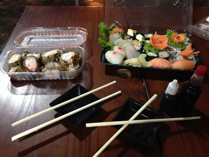 Fábrica de Sushi: Embalagem Aberta
