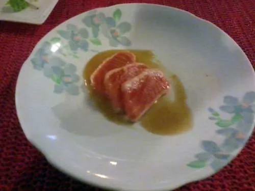 Ginza Restaurante Japonês - Salmão Selado ao Molho Artesanal de Misso