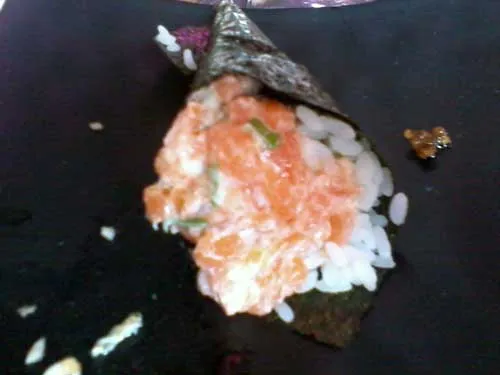 Hakone Restaurante - Temaki de Salmão Completo