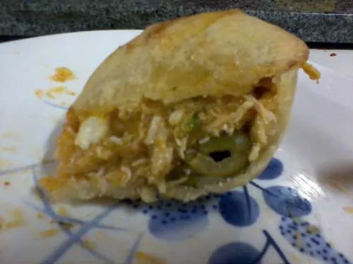 Mercado Central - Rainha da Empada - Empada de Frango - Recheio