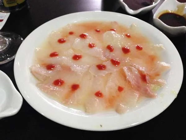 Nirá Restaurante Japônes - Carpaccio de Robalo