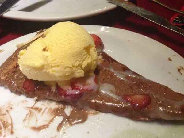 Nossa Casa Rodízio de Pizzas e Massas - Pizza Doce: Apaixonados com Sorvete