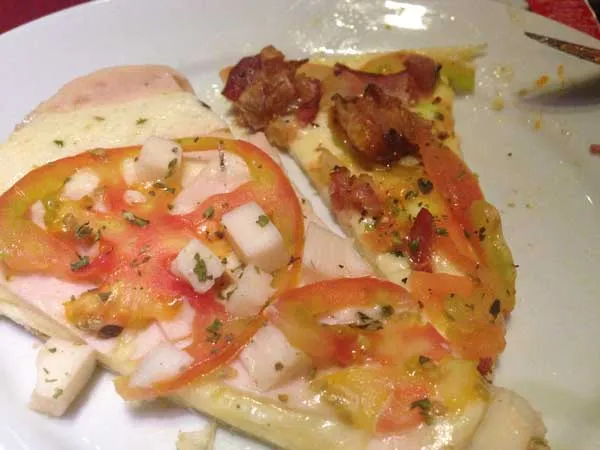 Nossa Casa Rodízio de Pizzas e Massas - Pizza Peito de Peru e Bacon