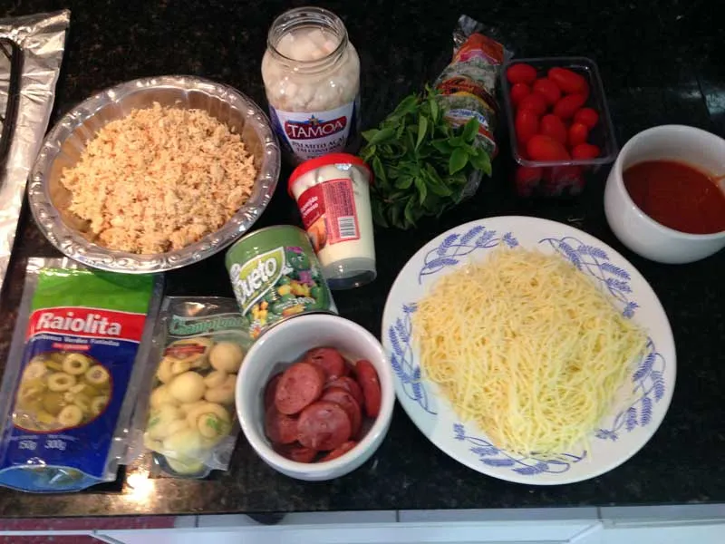 Pizza Fácil - Ingredientes