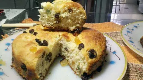 Receita de Panetone do Casal - Panetone de Frutas Cristalizadas - Pronto