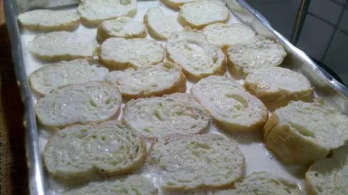 Receita: Rabanada Assada - Forma antes de Assar