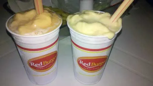 Red Burger - Suco de Acerola e Creme de Maracujá