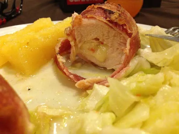 Sabor da Picanha - Espetinho de Frango Recheado - Recheio