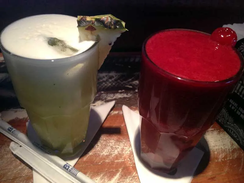 Sí Senõr! Sucos: Abacaxi com Hortelã e Framboesa