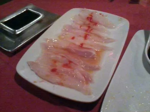 TAO Cozinha Oriental & Contemporânea - Carpaccio de Robalo Picante